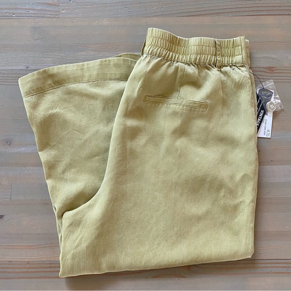 NWT Tribal Flowy Pleated Tulip Hem Pants 10 - Picture 5 of 16